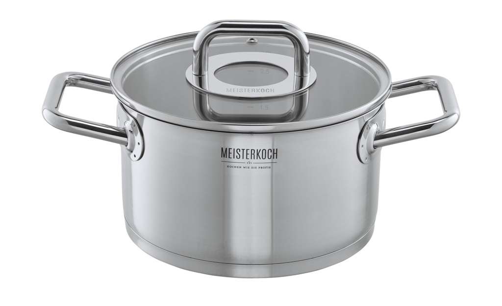Meisterkoch Bratentopf 20cm ¦ silber ¦ Edelstahl ¦ Maße (cm): H: 11,5 Ø: [20.0] Töpfe & Pfannen & Zubehör > Töpfe - Höffner