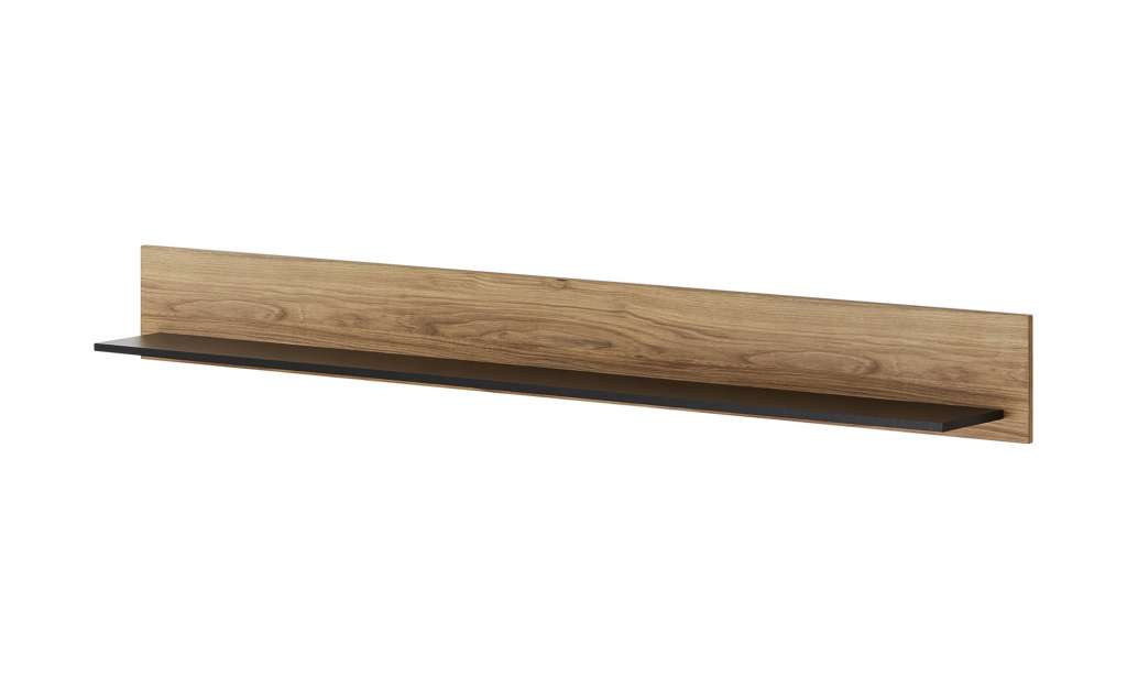 Wandpaneel  Arezzo ¦ holzfarben ¦ Maße (cm): B: 197,3 H: 22 T: 20,7 Regale > Wandregale - Höffner