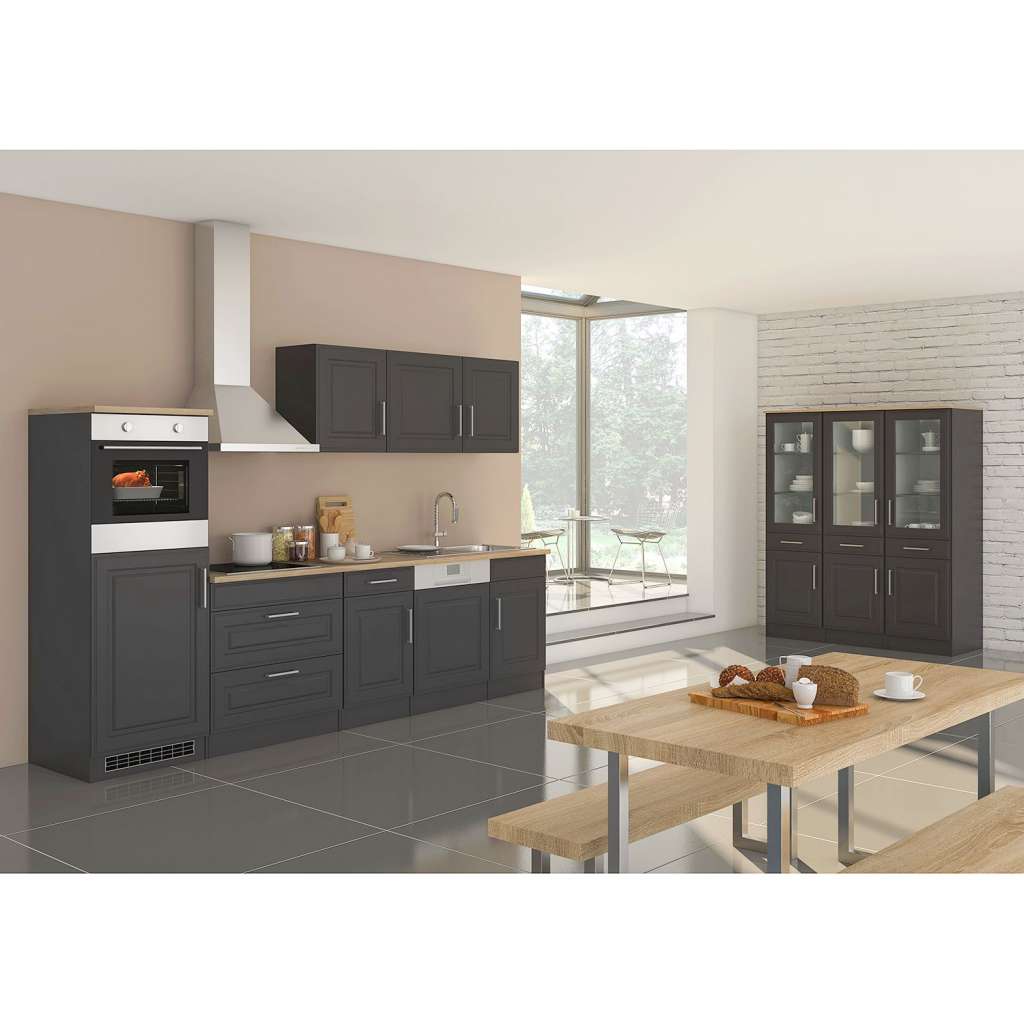 home24 Kuechenzeile Rom II (9-teilig)