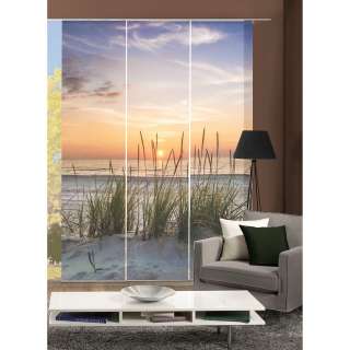 home24 Schiebevorhang Evening (3er-Set)