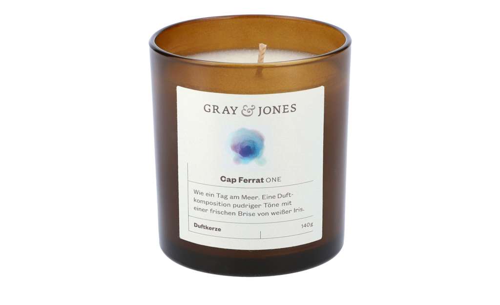 Gray & Jones Duftkerze  Cap Ferrat ONE ¦ Glas , Wachs ¦ Maße (cm): H: 7,5 Ø: [7.0] Dekoration > Kerzen & Lichter - Höffner