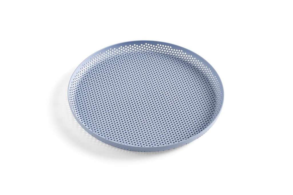 HAY - Perforiertes Tablett - light blue - M - indoor