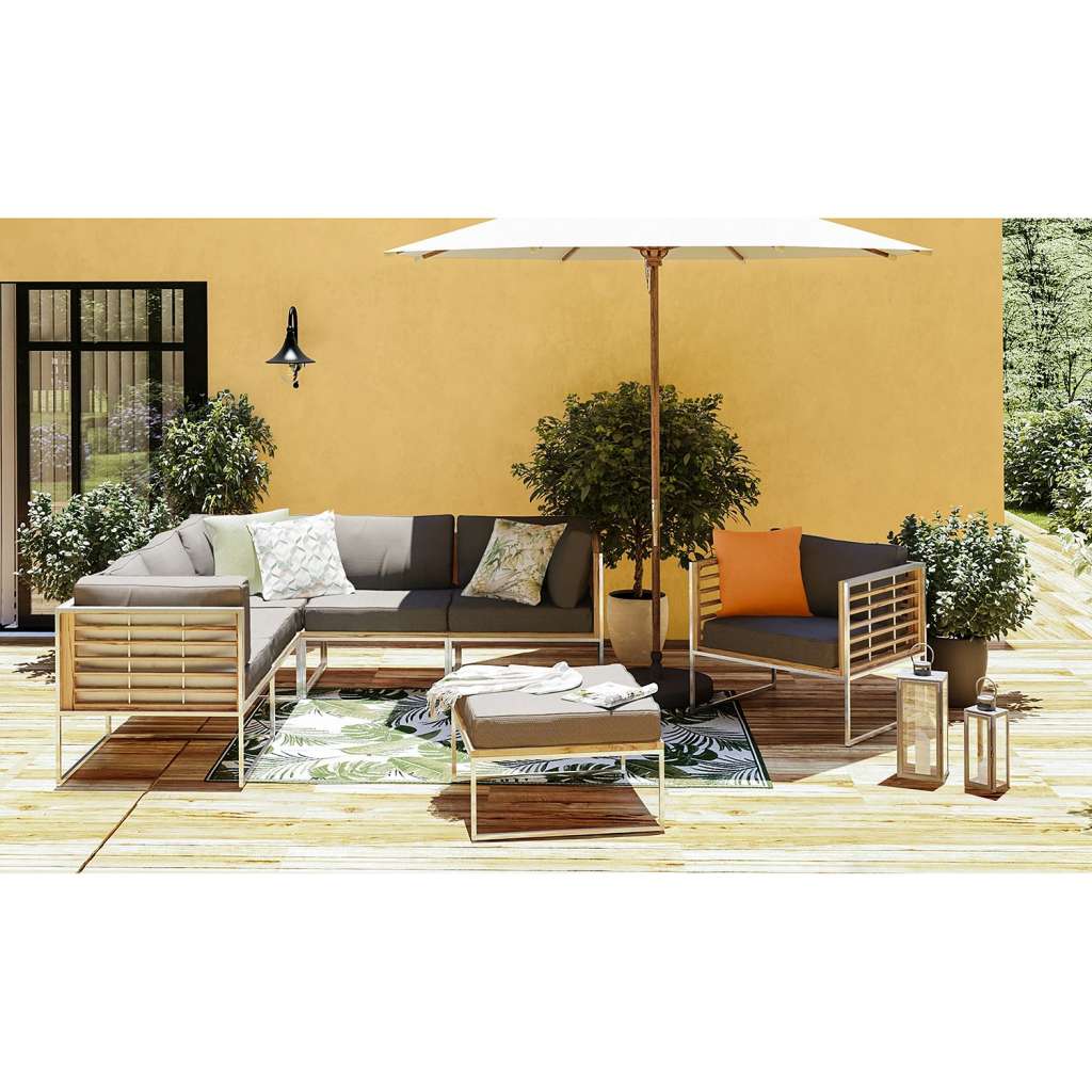 home24 Loungeecke Teakline Exklusiv