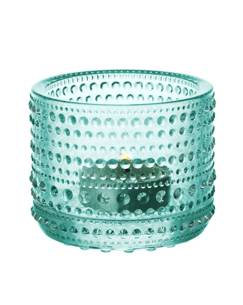 Iittala - Kastehelmi Votive Windlicht - wassergrün - indoor