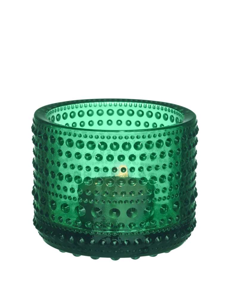 Iittala - Kastehelmi Votive Windlicht - emerald - indoor