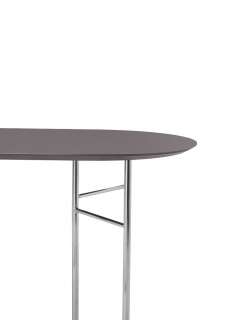 ferm LIVING - Mingle Tischplatte oval - taupe - 150 cm - indoor