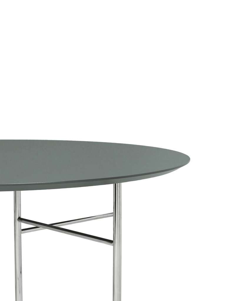 ferm LIVING - Mingle Tischplatte oval - grün - 130 cm - indoor