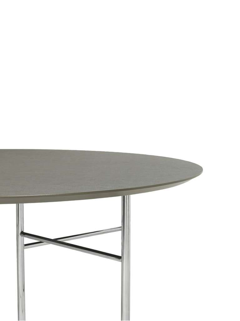 ferm LIVING - Mingle Tischplatte oval - tarkett - 130 cm - indoor