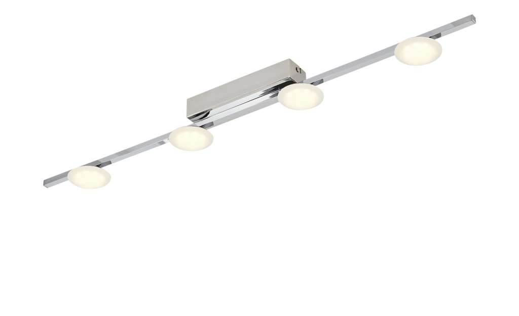 KHG LED-Deckenleuchte, 5-flammig, Chrom ¦ silber ¦ Maße (cm): B: 14 H: 10 Lampen & Leuchten > LED-Leuchten > LED-Strahler & Spots - Höffner