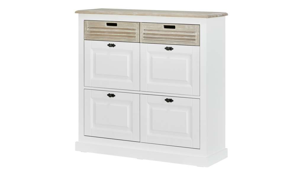 maison bleue Schuhschrank  Cortina ¦ Maße (cm): B: 113 H: 110 T: 38 Garderoben & Kleiderstangen > Schuhschränke - Höffner