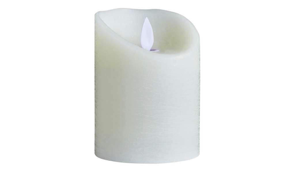 LED Kerze ¦ creme ¦ Plastik, Wachs ¦ Maße (cm): H: 10 Ø: [7.5] Dekoration > Kerzen & Lichter - Höffner