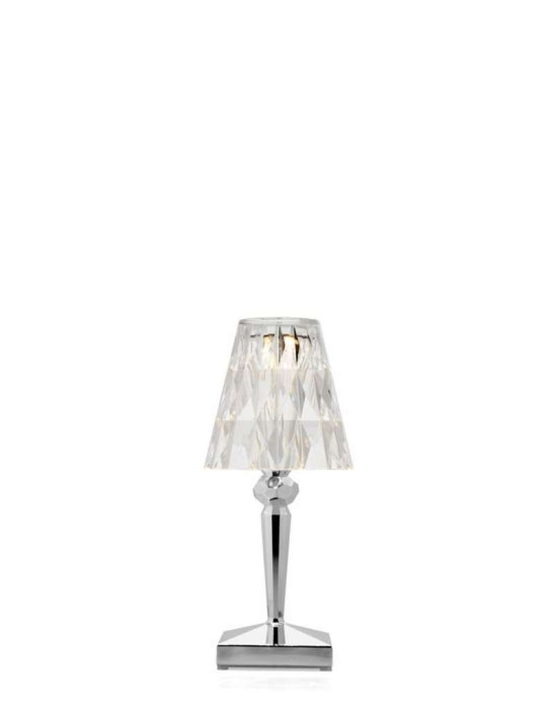 Kartell - Battery Tischleuchte - chrom - indoor