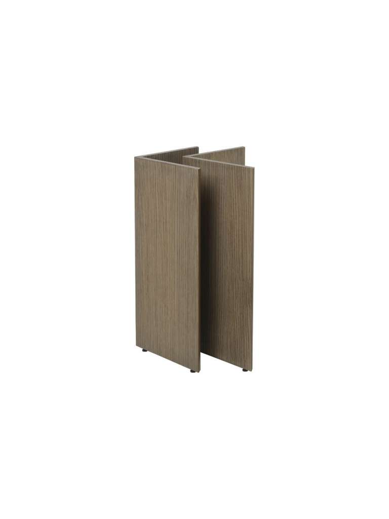 ferm LIVING - Mingle Tischbeine - W48 - schwarz gebeizt - indoor
