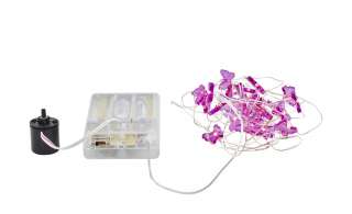 for friends LED Lichterkette  Schmetterling ¦ lila/violett ¦ Maße (cm): B: 17,5 H: 10,1 T: 2,4 Lampen & Leuchten > Innenleuchten > Lichterketten & Dekoleuchten - Höffner
