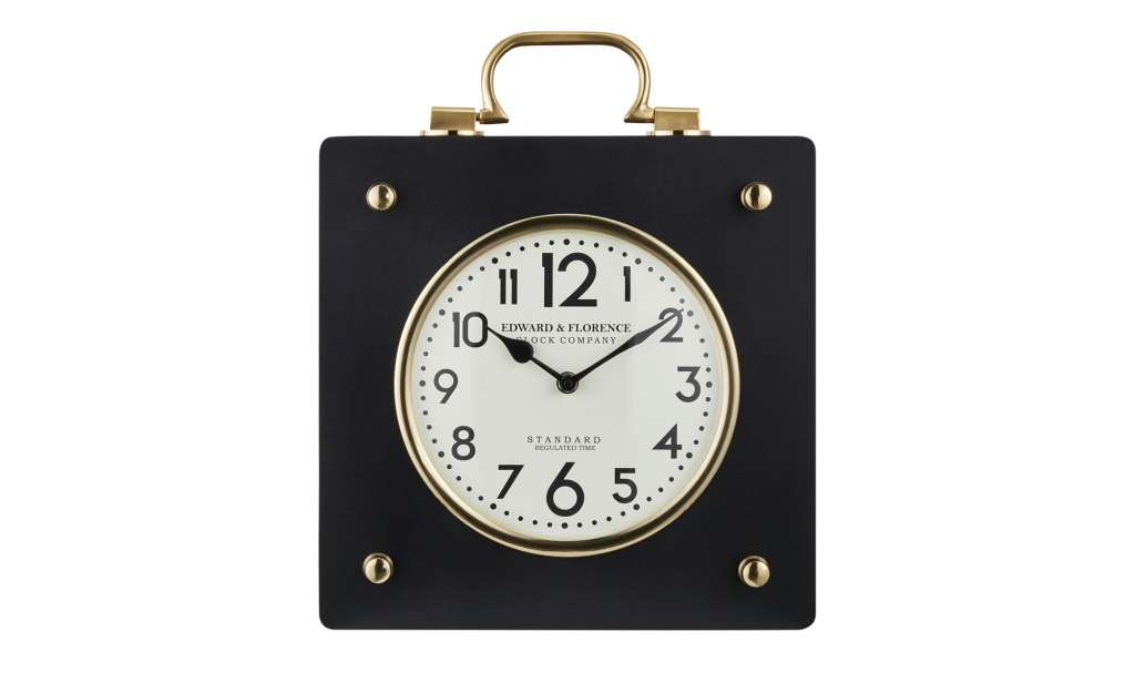 Uhr ¦ gold ¦ Maße (cm): B: 30 H: 38 T: 8 Dekoration > Uhren & Wetterstationen - Höffner