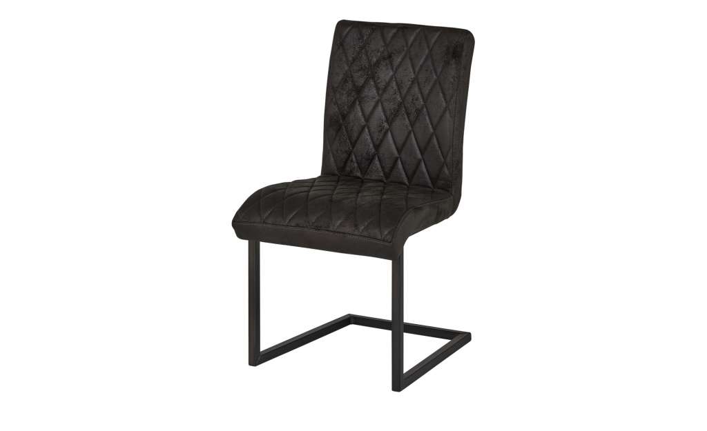 Schwingstuhl  Thomas ¦ schwarz ¦ Maße (cm): B: 48 H: 91 T: 62 Stühle > Freischwinger - Höffner