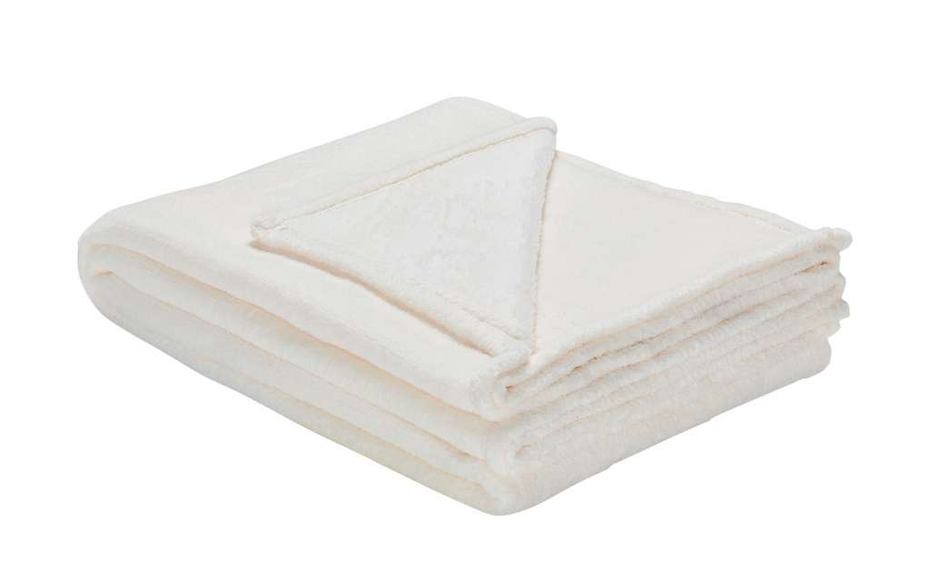 HOME STORY Coralfleecedecke  Emely ¦ creme ¦ Polyester, 100% Polyester ¦ Maße (cm): B: 150 Heimtextilien > Kuscheldecken - Höffner