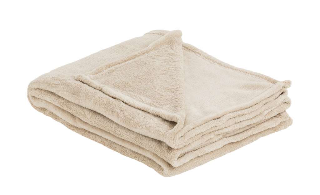 HOME STORY Coralfleecedecke  Emely ¦ grau ¦ Polyester, 100% Polyester ¦ Maße (cm): B: 130 Heimtextilien > Kuscheldecken - Höffner