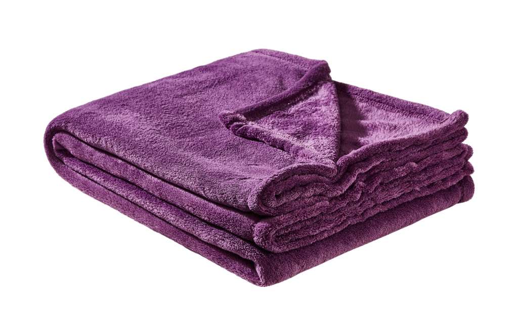 HOME STORY Coralfleecedecke  Emely ¦ lila/violett ¦ Polyester, 100% Polyester ¦ Maße (cm): B: 150 Heimtextilien > Kuscheldecken - Höffner