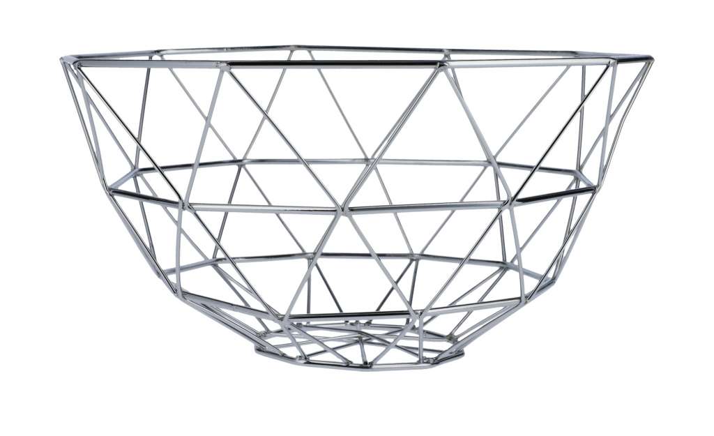 KHG Obstkorb ¦ grau ¦ Edelstahl ¦ Maße (cm): B: 26 H: 14 Aufbewahrung > Körbe - Höffner
