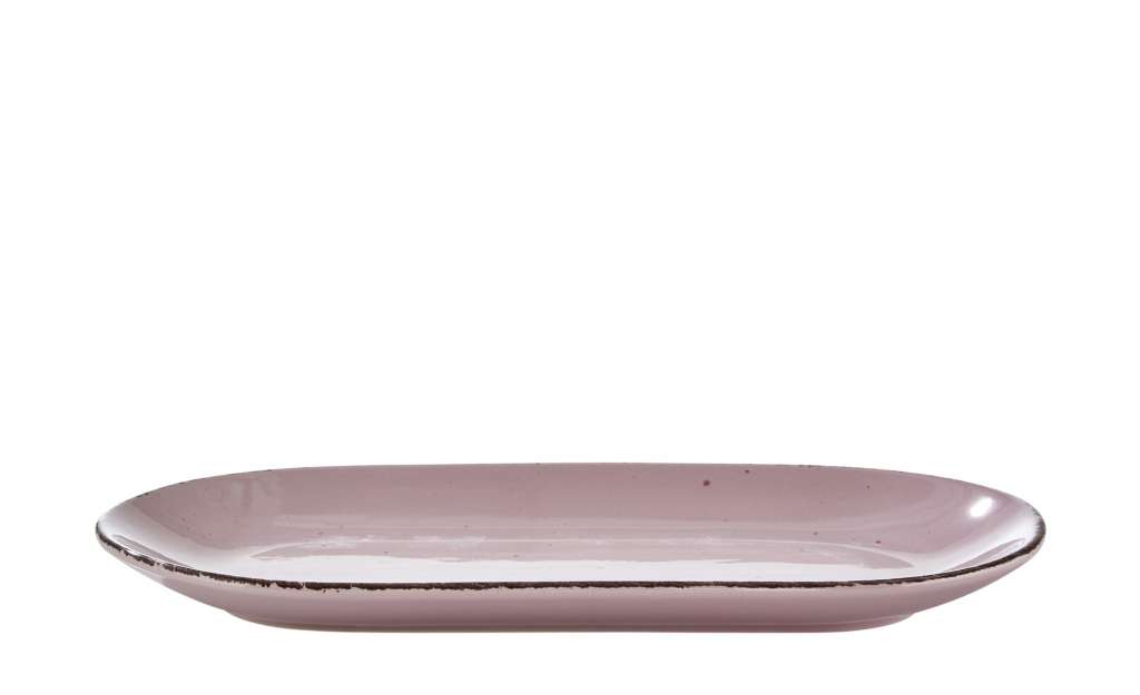 Peill+Putzler Servierplatte  Siena ¦ rosa/pink ¦ Steinzeug ¦ Maße (cm): B: 13 Geschirr > Einzelgeschirrteile - Höffner