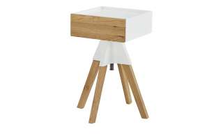 Nachtkommode  Cowley ¦ weiß ¦ Maße (cm): B: 35 H: 55 T: 35 Tische > Nachttische - Höffner