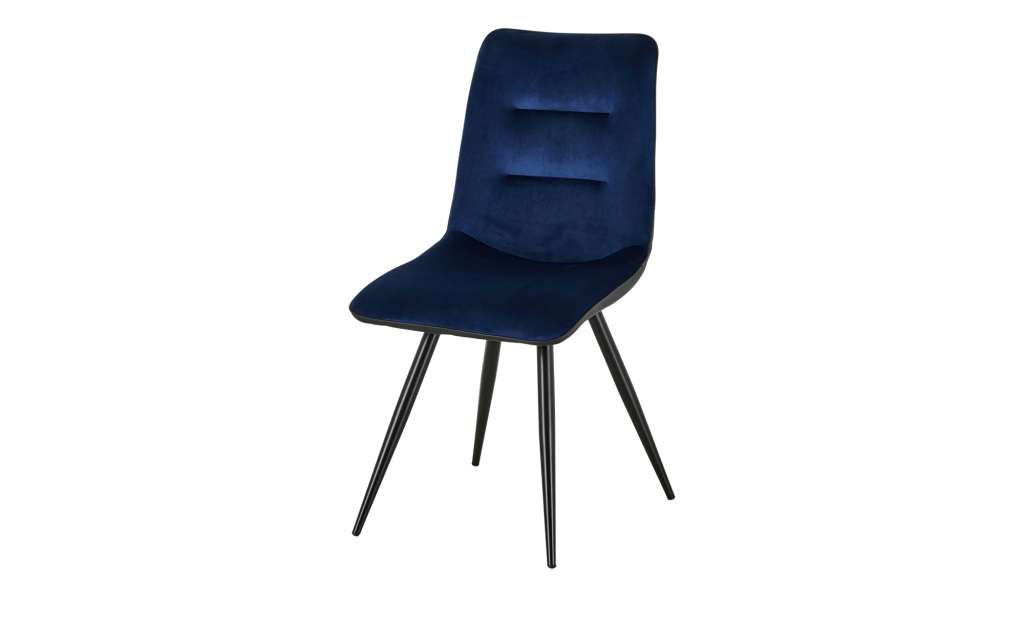 Stuhl  Linus ¦ blau ¦ Maße (cm): B: 47 H: 90 T: 59 Stühle > Polsterstühle - Höffner