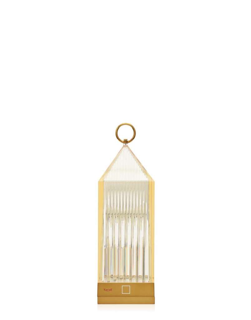 Kartell - Lantern Tischleuchte - bernstein - indoor