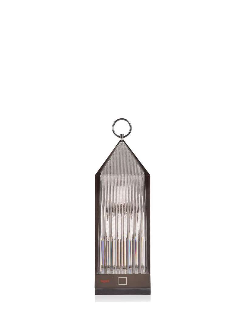 Kartell - Lantern Tischleuchte - rauchgrau - indoor