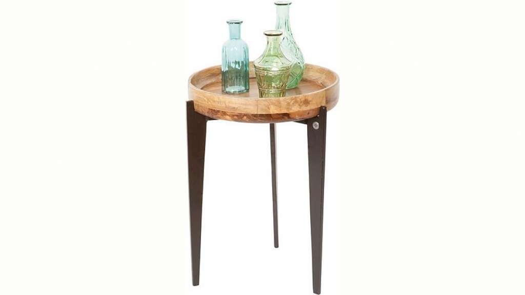 TOM TAILOR Beistelltisch »T-TRAY TABLE HIGH«, mit Tablett, rund, ø 40 cm