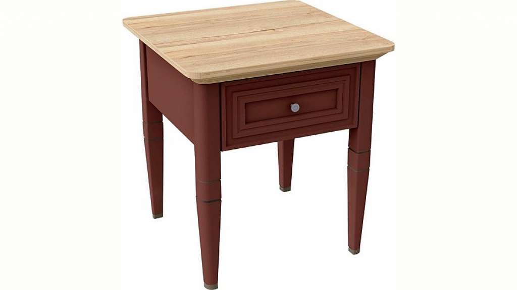 SELVA Beistelltisch »Romantica«, Modell 3517 mit Eiche Topplatte, Höhe 60 cm