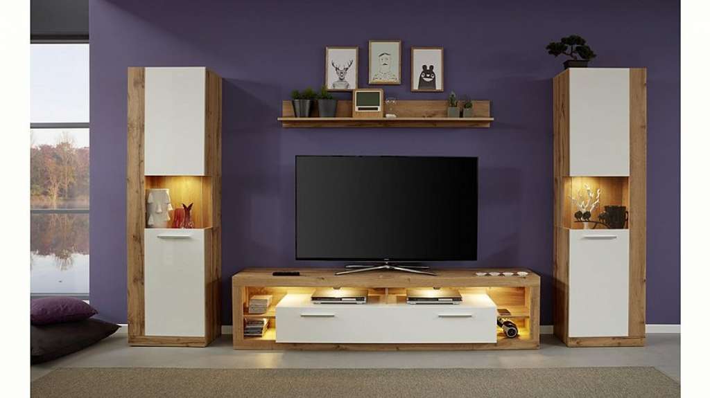 trendteam Wohnwand »Rock«, (Set, 4-tlg)