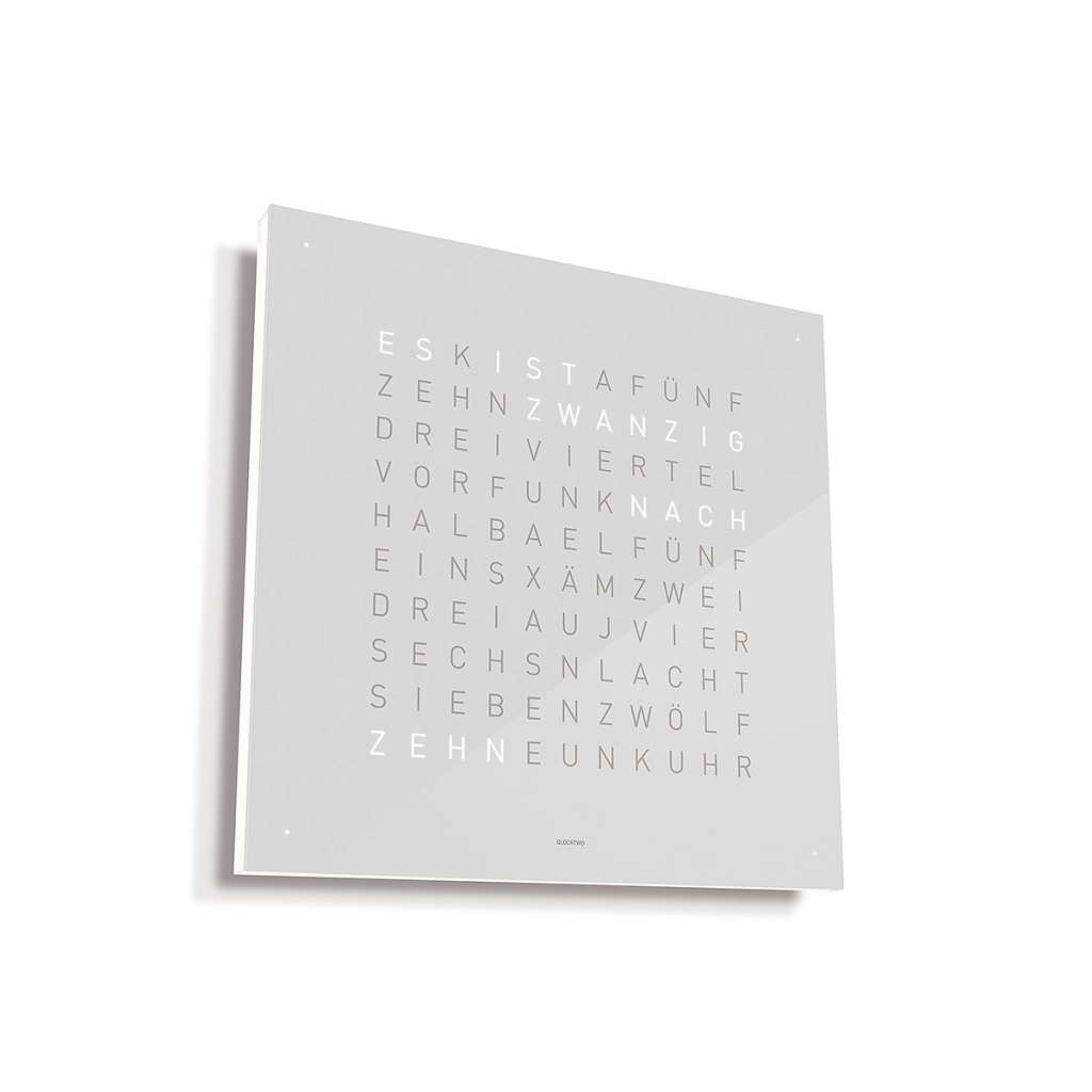 Biegert&Funk - Qlocktwo Classic - deutsch - weiß - indoor