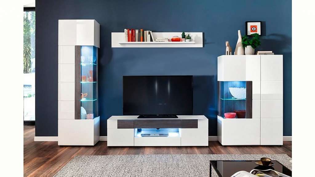 trendteam Wohnwand »Tokyo«, (Set, 4-tlg)