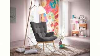 Max Winzer® Sessel »Arne«, in Schalenform, im Retrolook, Hochlehner