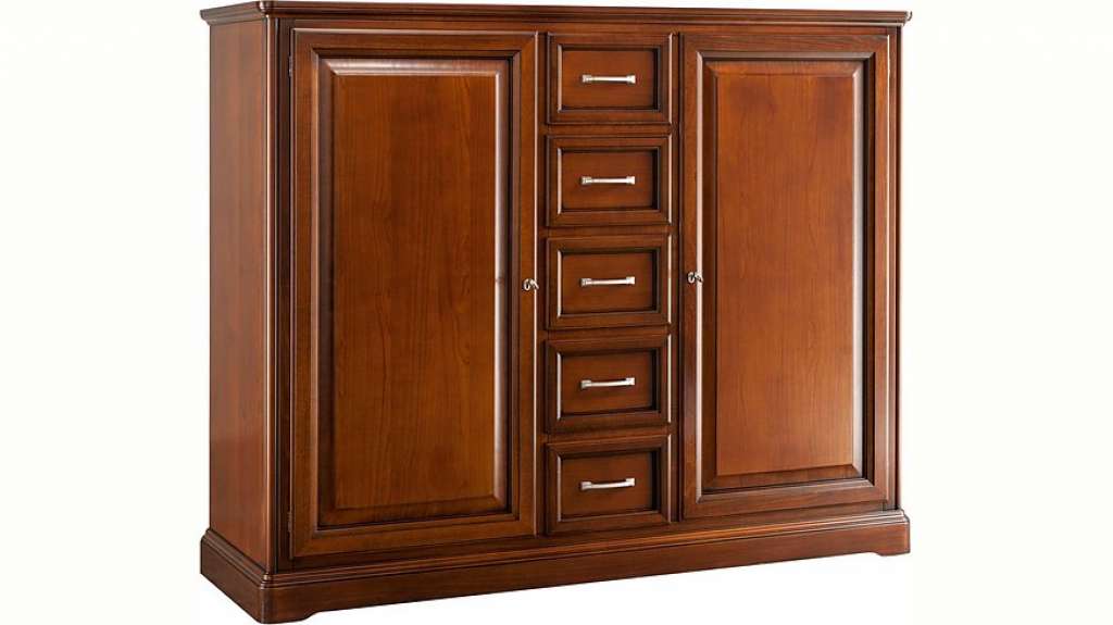 SELVA Highboard »Villa Cinquanta«, Modell 7572, Breite 155 cm, mit zwei Türen
