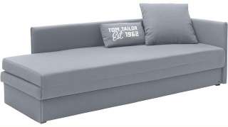 TOM TAILOR Schlafsofa »GUEST«, mit 2 Kissen, Lehne wahlweise links oder rechts
