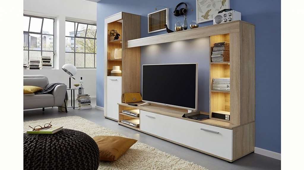 trendteam Wohnwand »Logo«, (Set, 4-tlg)