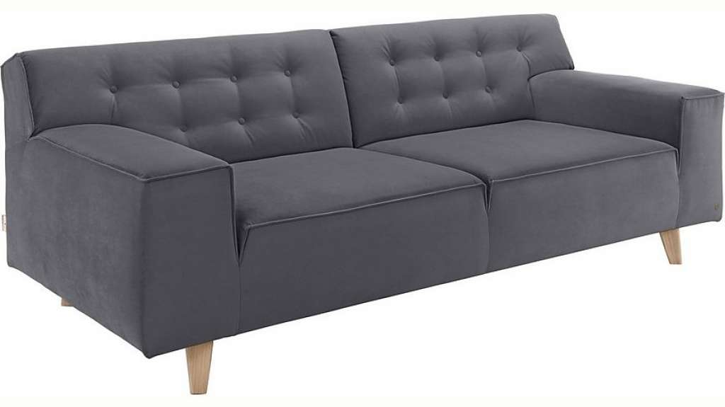 TOM TAILOR 2-Sitzer »NORDIC CHIC«, im Retrolook, Füße Buche natur