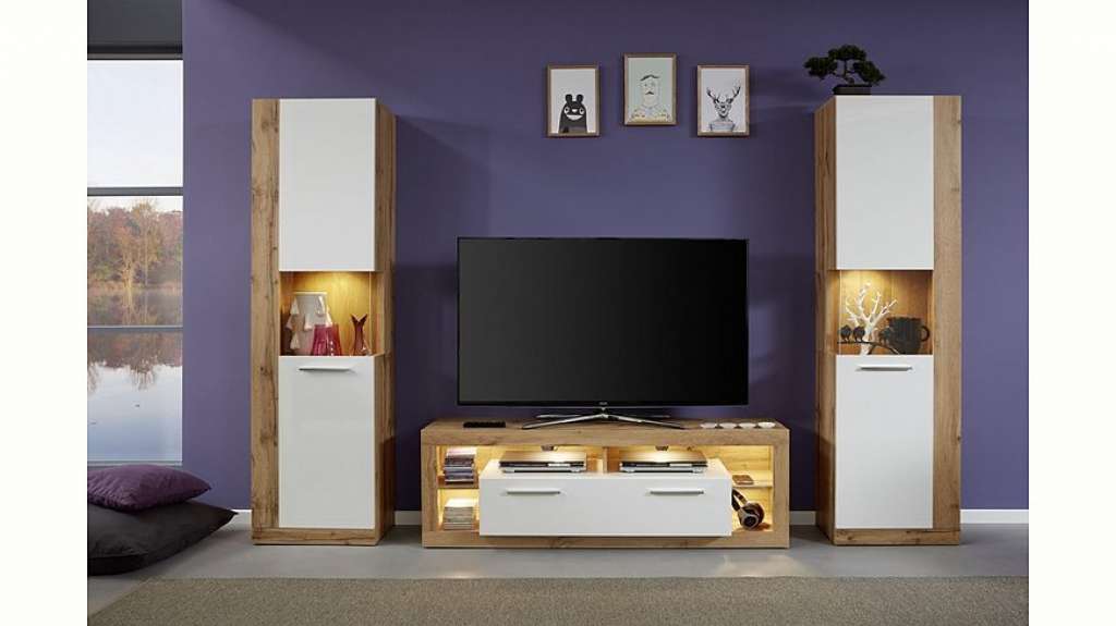 trendteam Wohnwand »Rock«, (Set, 3-tlg)