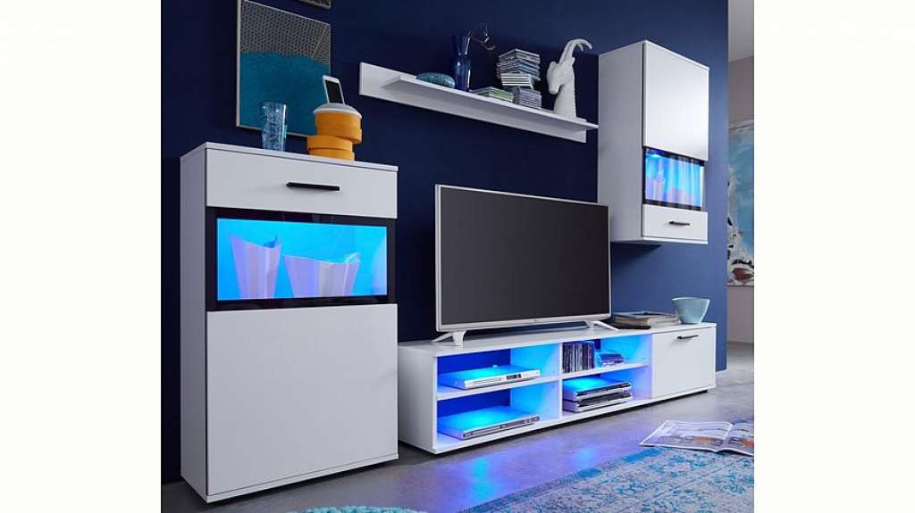 trendteam Wohnwand »Swing«, (Set, 4-tlg)