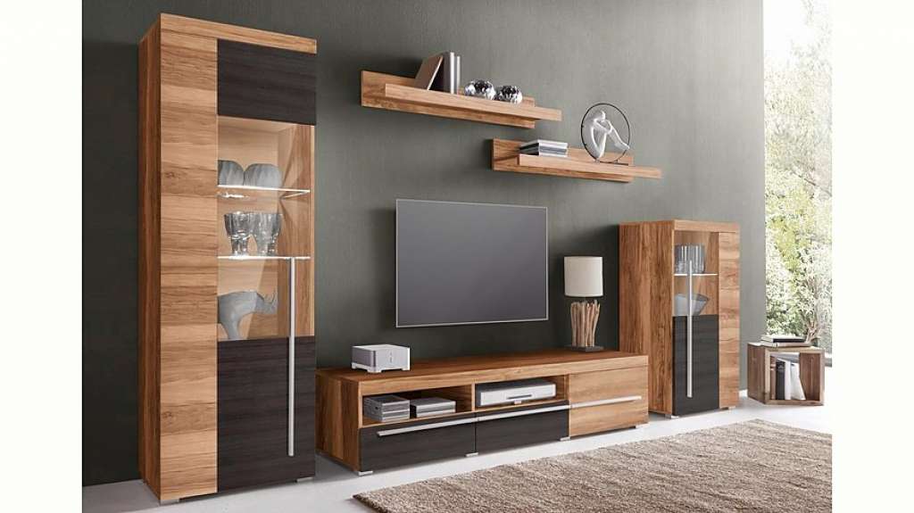 TRENDMANUFAKTUR Wohnwand, (Set, 5-tlg)