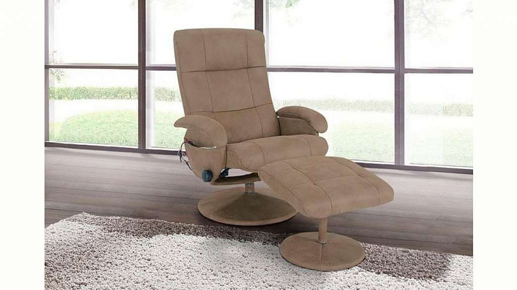 Massagesessel, mit Fußhocker