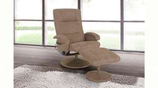 Massagesessel, mit Fußhocker