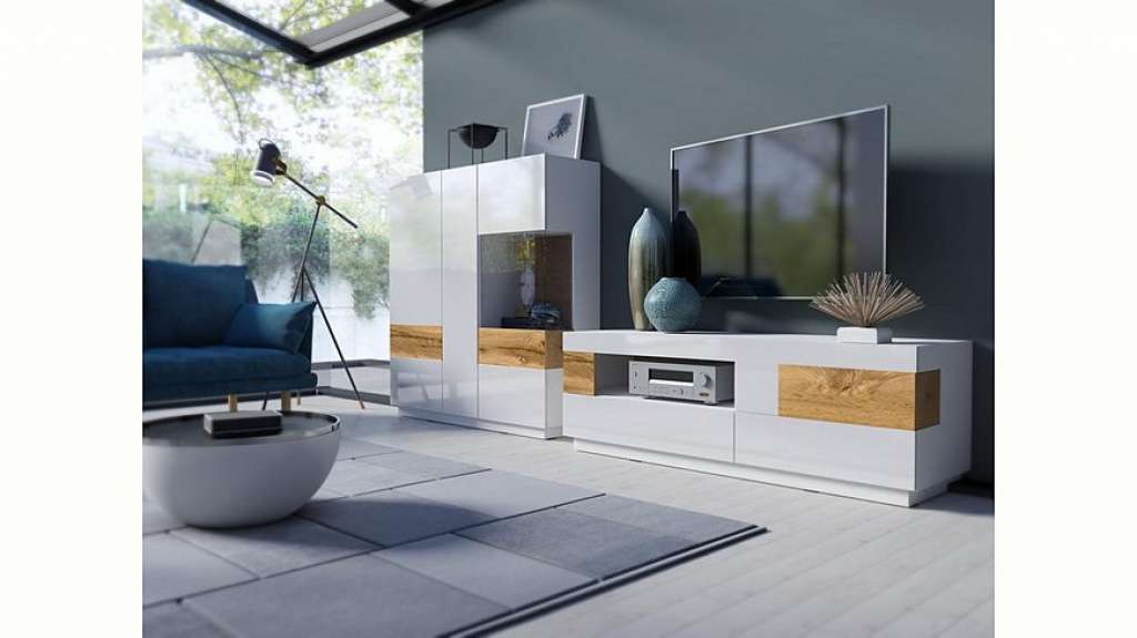 TRENDMANUFAKTUR Wohnwand »SILKE«, (Set, 2-tlg)