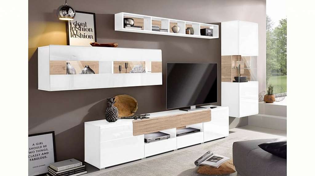 TRENDMANUFAKTUR Wohnwand »Toledo«, (Set, 4-tlg)