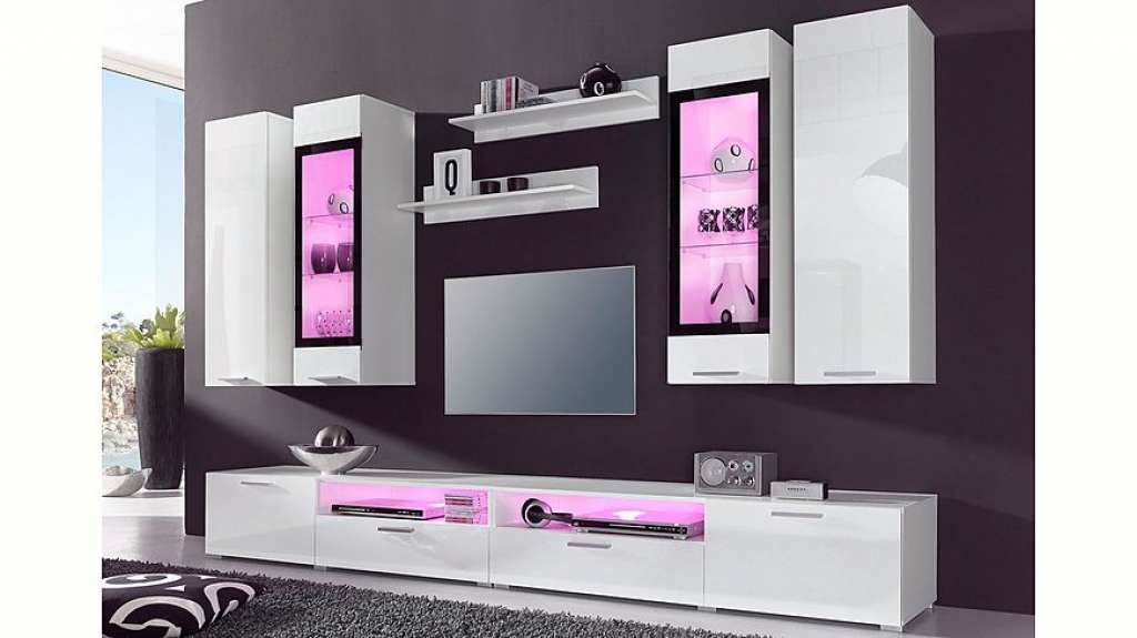 TRENDMANUFAKTUR Wohnwand, (Set, 8-tlg)