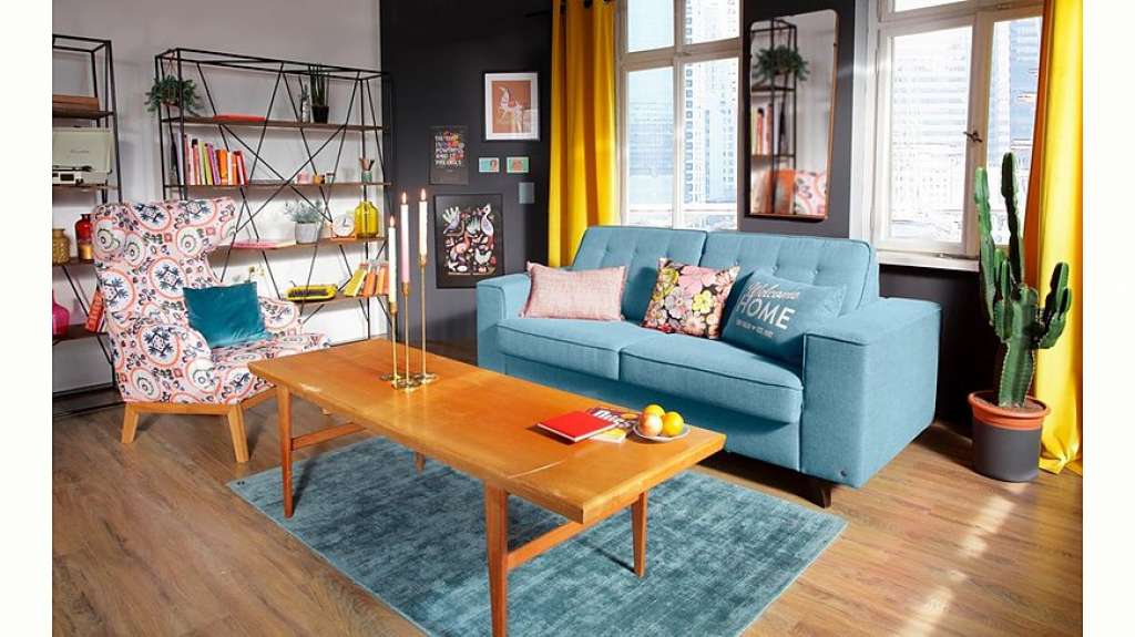TOM TAILOR Schlafsofa »NORDIC SLEEP«, Füße wengefb., Breite 212 cm, Matratzenbreite 143 cm