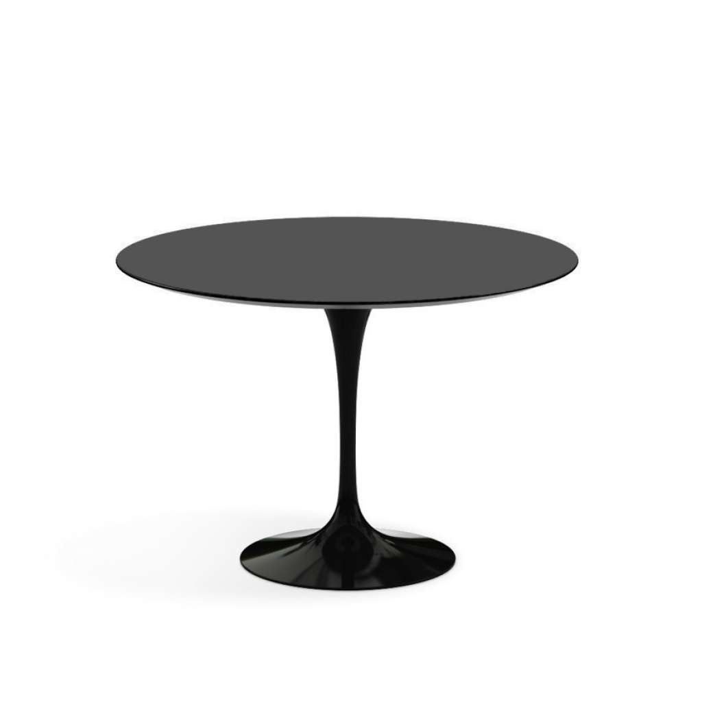Knoll International - Esstisch Saarinen - schwarz - Laminat - Ø 107 cm - indoor
