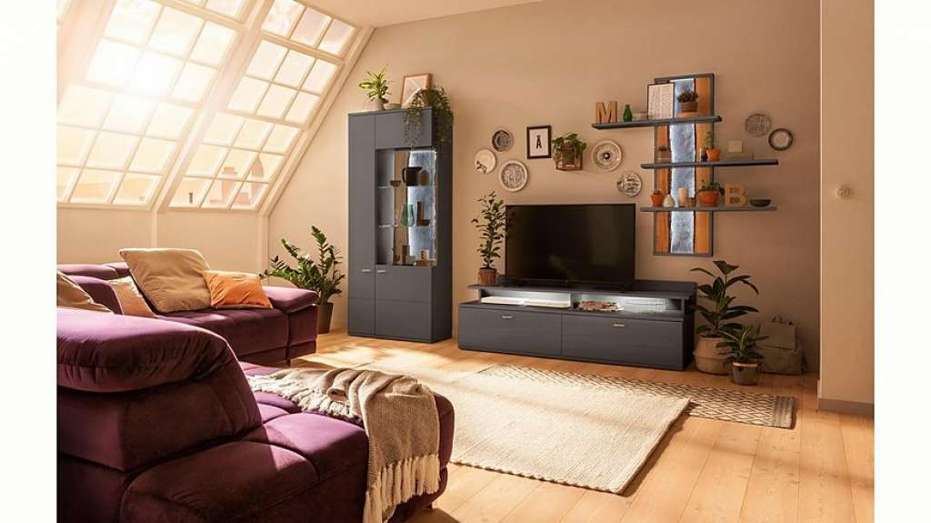 set one by Musterring Wohnwand »TACOMA«, (Set, 4-tlg), mit Wandregal